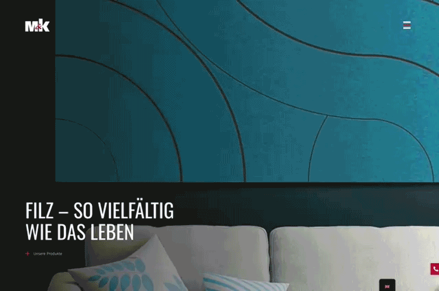Website für M&K Filze – Tradition trifft Digitalisierung