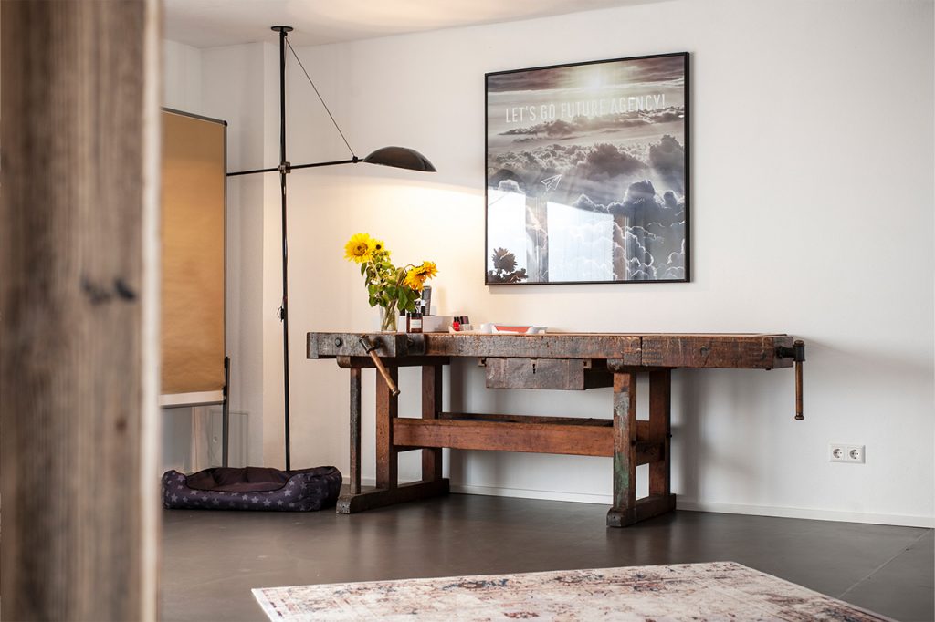 Raumansicht der Denkscheune